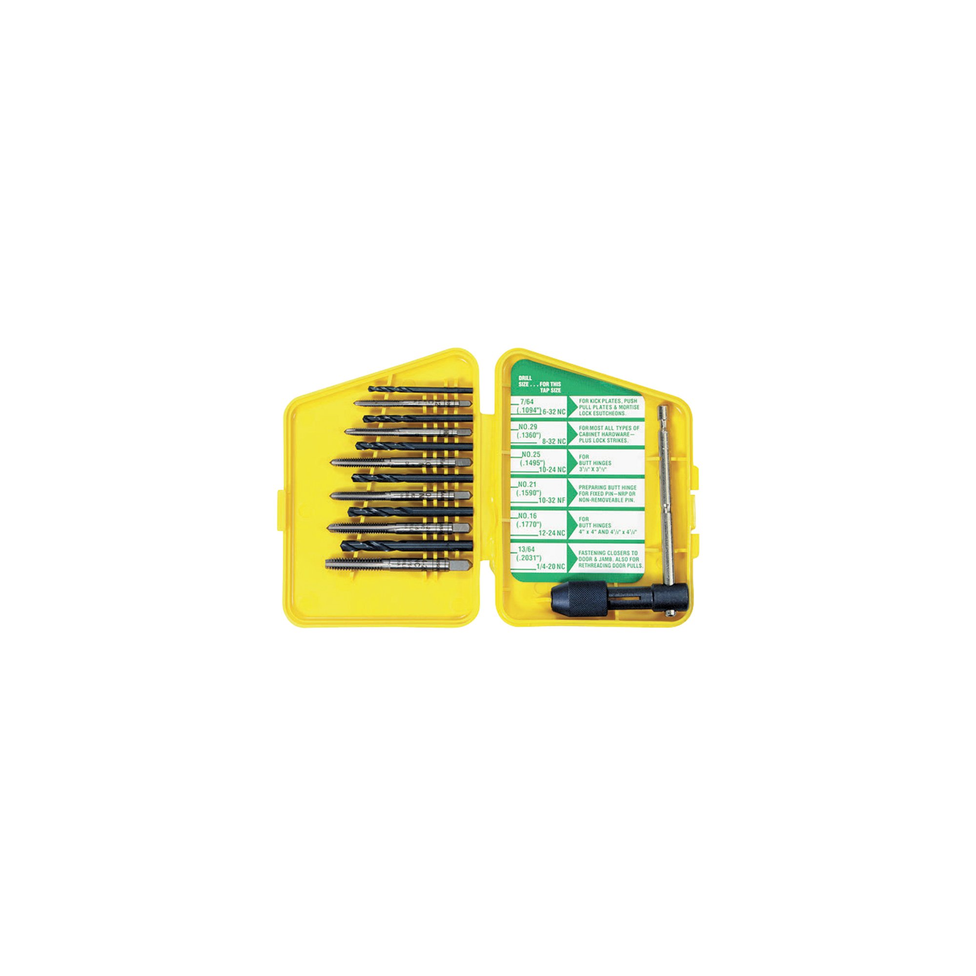 Irwin (Steel) Tap and Drill Set — 13 Piece, Model# 80187